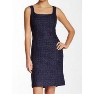 Tory Burch navy sheath dress